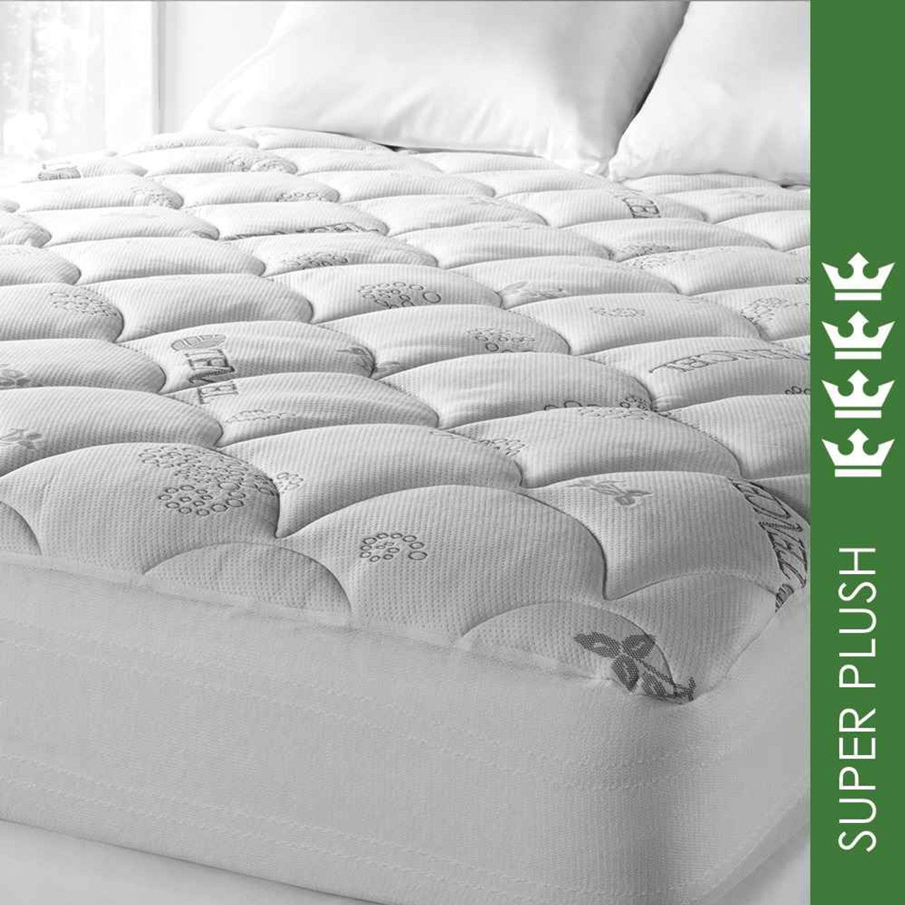 Spa Luxe TENCEL Blend Cool Touch Plush Mattress Pad