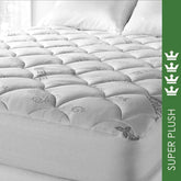 Spa Luxe® TENCEL® Blend Cool Touch Plush Mattress Pad