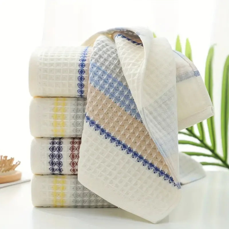 6 pcs Fast Drying Waffle Weave Dishcloths - Super Soft Cotton