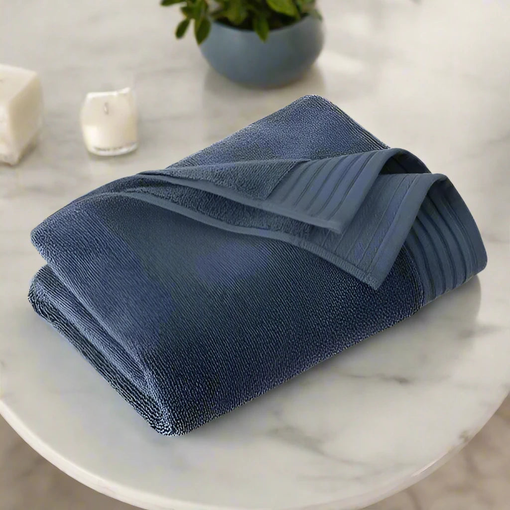 Egyptian Cotton Hand Towel - Blue Horizon