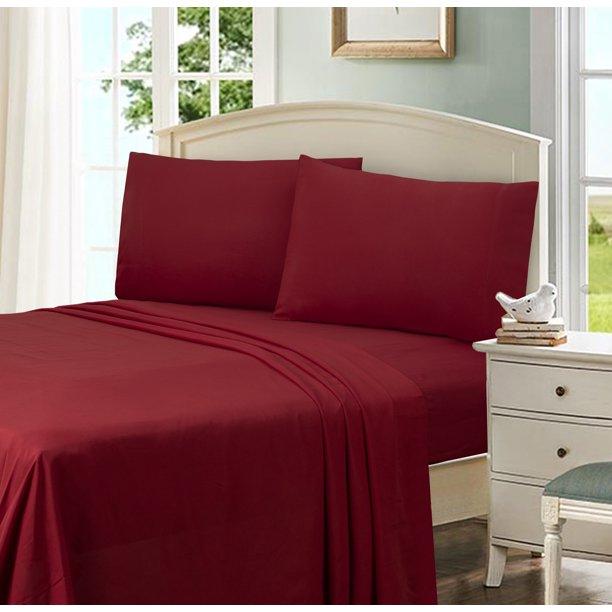 Ultra Soft Microfiber Pillowcase Set - Red - beddingbag.com