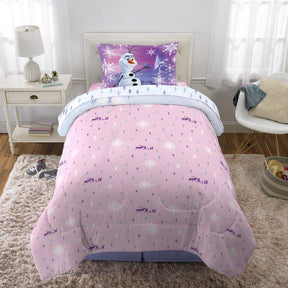 Disney Frozen Kids Comforter and Sham 2-Piece Set Twin/Full Reversible - beddingbag.com