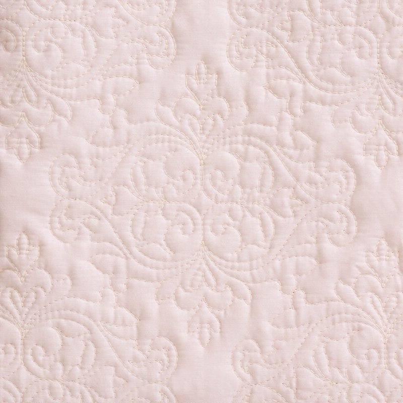 Queen Size 100-Percent Cotton 3-Piece Quilt Bedspread Set in Blush Pink - beddingbag.com