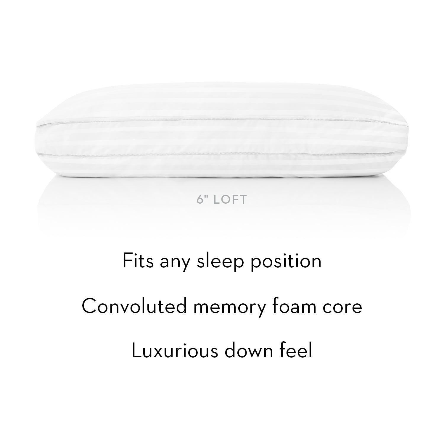 Z Convolution Gelled Microfiber Pillow - beddingbag.com