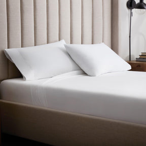 Woven Italian-Made Artisan Egyptian Cotton Sheet Set - IVORY - beddingbag.com