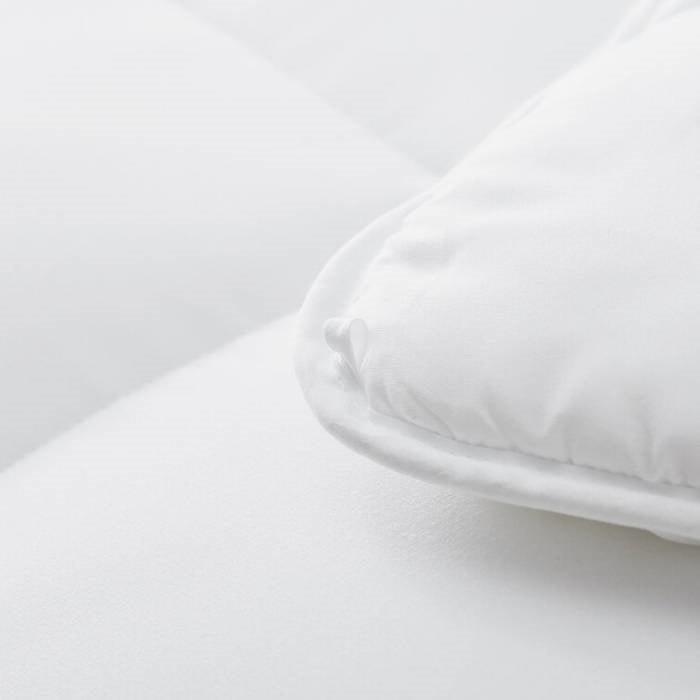 Twin Size Cozy All Seasons Plush White Polyester Down Alternative Comforter - beddingbag.com