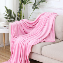 Fleece Throw Soft Fluffy Velvet Blanket - beddingbag.com