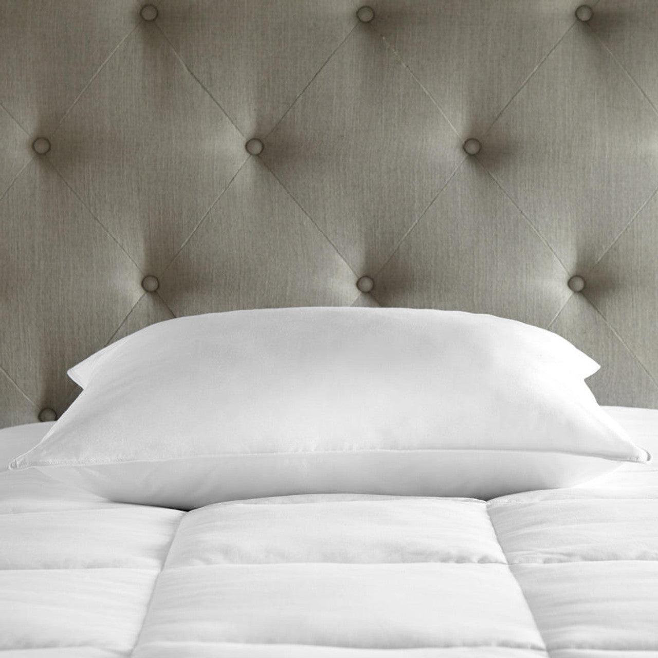 EnviroLoft® Down Alternative Medium Hotel Pillow for Back & Side Sleepers (Hypoallergenic) - beddingbag.com