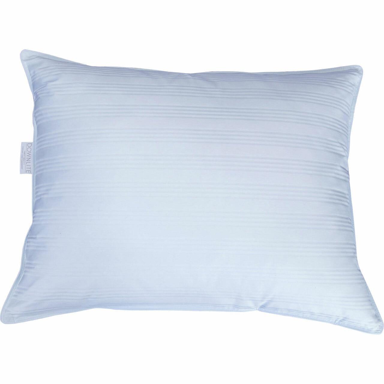 Downlite Down Extra Thin, Flat & Soft Pillow for Stomach Sleepers (Hypoallergenic) (King)